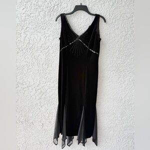 Sheri Martin vintage velvet sequin dress size 6